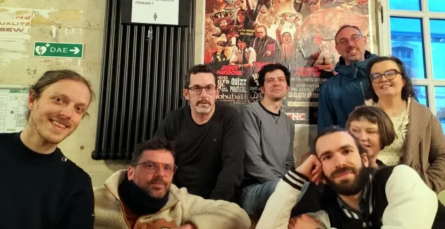 photo  l’équipe de la salamandre à l’initiative de ce premier festival dédié au film foufou.  &copy;  ouest-france. 