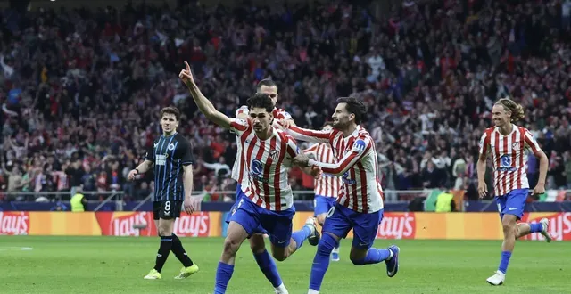photo  accroché au match aller, l’atlético de madrid a impressionné au retour. les colchoneros seront bien au rendez-vous des 8es de finale de la ligue des champions.  &copy;  pierre-philippe marcou / afp 
