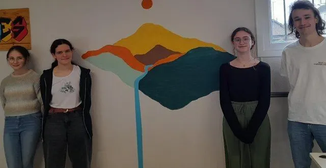 photo  yue, coraline, caly et pierre-emmanuel naullet, animateur  &copy;  co 