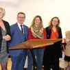 photo  la communauté de communes sud sarthe soutient l’entrepreneuriat féminin, comme ici en 2024, en présence de véronique noël, déléguée départementale aux droits des femmes et à l’égalité, et de sept cheffes d’entreprises. 