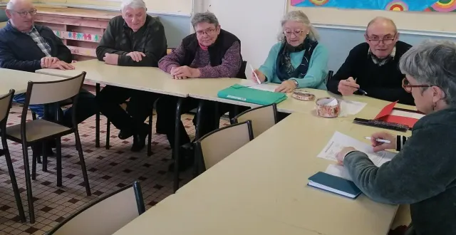 photo  solidarité entre retraités a tenu son assemblée générale, jeudi 12 février, dans la salle municipale de vergonnes.  &copy;  co 