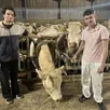 photo saint-pierre-montlimart, la gerfaudière, jeudi 12 février 2026. owen payen et nathan auzureau, étudiants à l’institut rural des mauges.