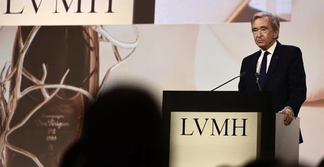 photo  fin janvier, lors de la présentation des résultats annuels, bernard arnault (ici photographié le 17 avril 2025) avait indiqué voir « les choses à long terme ».  &copy;  thibaud moritz / afp 