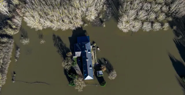 photo  juigné-sur-loire, 24 février 2026. découvrez la liste des communes concernées par l’état de catastrophe naturelle.  &copy;  co - josselin clair 