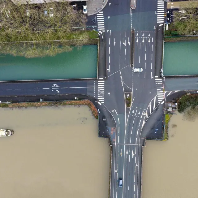 photo « il n’a pas autant plu depuis au moins 1977 qui enregistrait 127 mm », remarque célestin cadoret de météo france.  ©  co - josselin clair