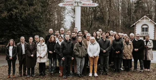 photo  les colistiers de jean-édouard gueugnon.  &copy;  ouest-france 