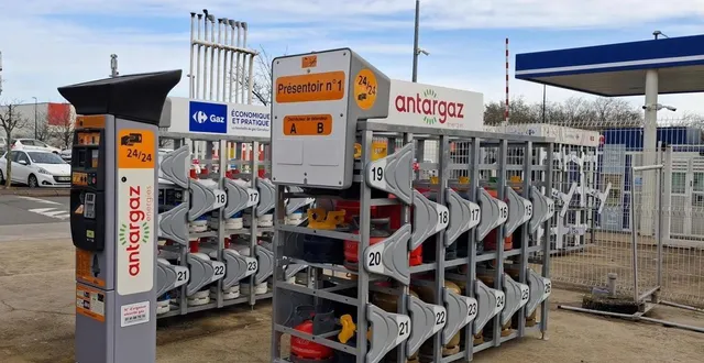 photo  pendant plusieurs semaines, des voleurs se sont attaqués à des stations-service de ce genre pour leur dérober des bouteilles de gaz.  &copy;  photo illustration antargaz 