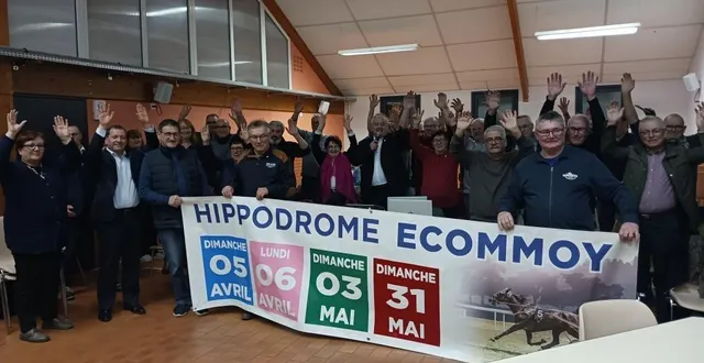 photo  les sociétaires et les élus ont assisté nombreux à l’assemblée générale de la société des courses d’écommoy.  &copy;  ouest-france. 