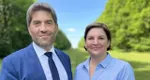 photo  La photo de campagne de Jérôme Nury et de sa suppléante, Cendrine Foucher-Chazé. 