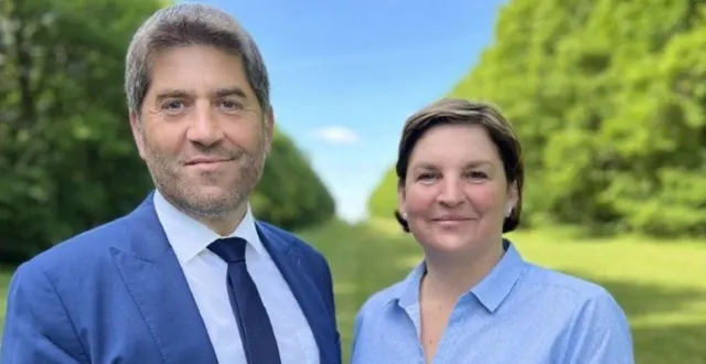 photo  la photo de campagne de jérôme nury et de sa suppléante, cendrine foucher-chazé.  &copy;  photo fournie (archives) 