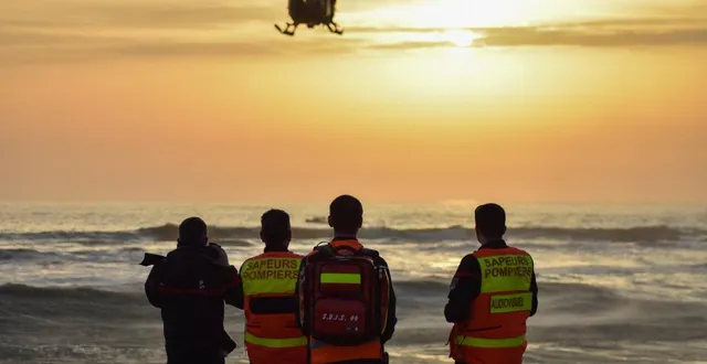 photo  d'importants moyens en mer et dans les airs sont actuellement mobilisés pour retrouver une jeune nageuse de 16 ans portée disparue en mer à batz-sur-mer.  &copy;  ouest-france 