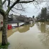 photo à oudon, plusieurs habitations et commerces ont été inondés par la crue de la loire.