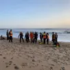 photo  d’importants moyens ont été mobilisés pour retrouver une nageuse de 16 ans plage valentin à batz-sur-mer. 