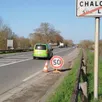 photo à 16 h, mercredi, la réouverture de la rd 961 entre chalonnes et saint-georges était limitée aux véhicules légers à une vitesse de 50 km/h dans la traversée de l’île, entre le grand-bras et l’asnerie.