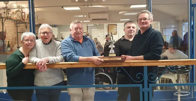 photo  le challenge de boule de fort du carnaval s’est déroulé entre sociétaires de l’oriental, à bauné, avec 32 engagés. elle a connu une finale à suspens entre l’équipe d’anita legendre et josiane daras contre stéphane paraud et gérald roche. ce sont finalement les hommes qui ont gagné 12 à 10. le prochain concours sera un sociétaire deux invités et la finale aura lieu le 11 avril.  &copy;  co 