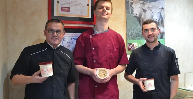 photo  sébastien fréteau, adrien (en apprentissage) et morgan bouillon.  &copy;  le maine libre 