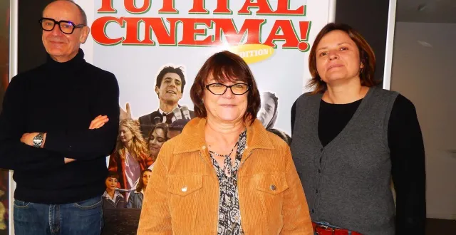 photo  franck ravenel, isabelle noland et delphine bruneau invitent à « tutti al cinema », le festival du cinéma italien (cinéma d’art et d’essai), du 6 au 15 mars 2026.  &copy;  ouest-france 