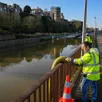 photo  angers, 19 février 2026. les trémies des voies sur berges ont été vidées dans la nuit de mercredi à jeudi. 