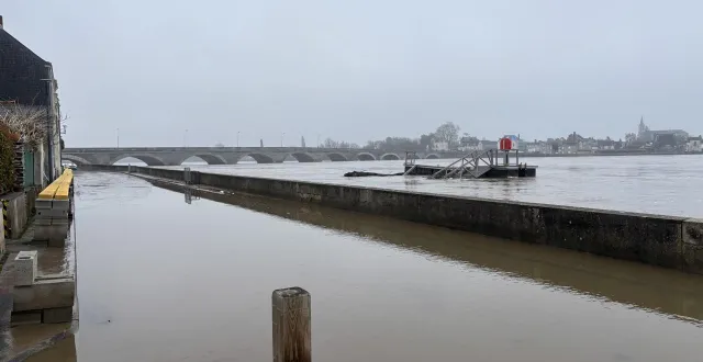 photo  la noyade est survenue ce jeudi 26 février 2026, aux ponts-de-cé.  &copy;  co - cyprien mercier 