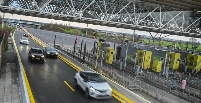 photo  la suite des travaux pour le passage de l’a13 en flux libre entraîne des fermetures de bretelles en mars 2026, en normandie.  &copy;  mathis harpham / archives ouest-france 