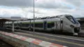 photo  le train entre paris et briouze passe par argentan. 