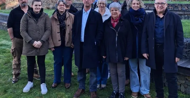 photo  une partie des candidats, avec au centre manuel perray. manquent sur la photo : catherine bureau, peggy fontaine, murielle nuaud et alexandre perot.  &copy;  ouest-france 