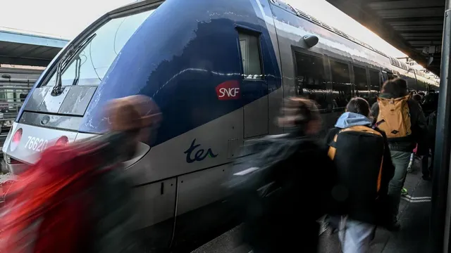 photo info la panne d’un train de fret provoque de grosses perturbations en gare de Caen, ce jeudi soir 