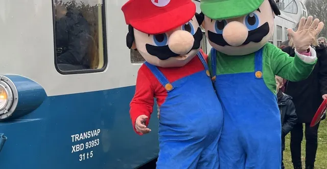 photo  mario et luigi, très appréciés des enfants.  &copy;  le maine libre 