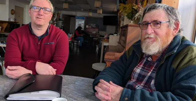 photo  le président du comice 2026, kévin provost, et son chargé de relation presse, jean-françois clémence.  &copy;  ouest-france 