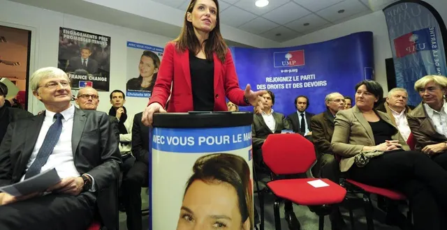 photo  le jeudi 6 février 2014, christelle morançais se présente à la presse, à six semaines du premier tour des élections municipales du mans.  &copy;  archives le maine libre - hervé petitbon 