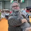 photo éleveuse à courcelles-la-forêt, près de la flèche (sarthe), catherine ollier-autissier et son chat nebelung