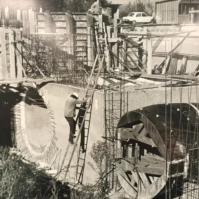 photo la station d’exhaure des ponts-de-cé a été construite en 1974 par le sydéva.  ©  ouest-france