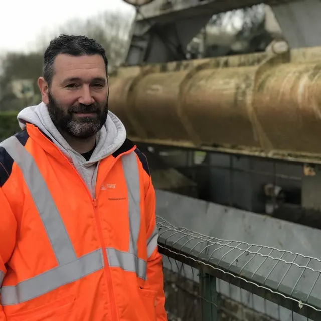 photo stanislas leroy est technicien chez saur, l’exploitant de la station d’exhaure.  ©  ouest-france
