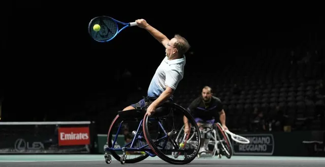 photo  frédéric cattanéo (ici à l’arena de nanterre fin 2025) va démarrer sa saison 2026 aux états-unis début mars.  &copy;  julien crosnier/fft 