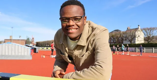 photo  stone nono, licencié au ca lisieux athlétisme depuis septembre 2025, a déjà participé aux championnats de france le 22 février 2026.  &copy;  ouest-france 