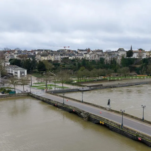 photo angers, 23 février 2026. le maine-et-loire est en vigilance orange aux crues ce vendredi 27 février.  ©  co - josselin clair