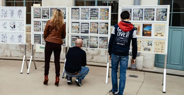 photo  la fête du timbre en 2025 à alençon (orne).  &copy;  archives ouest-france 