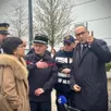 photo  le ministre de l’intérieur laurent nuñez et la ministre de l’écologie monique barbut ont visité le quartier saint-serge, à angers. 