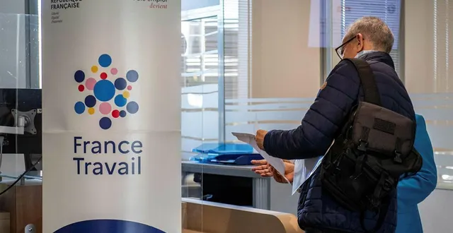 photo  une agence france travail à caen. photo d’illustration.  &copy;  mathis harpham / archives ouest-france 