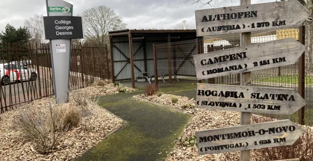 photo  le collège georges-desnos de la ferté-bernard accueille plus de 750 élèves en 2025-2026.  &copy;  le maine libre 