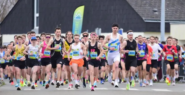 photo  le départ des 5 km en 2025.  &copy;  olivier peltier 