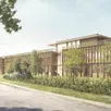 photo  le projet porté par l’architecte bruno huet a été retenu pour faire de juigné le site administratif de la communauté de communes loire-layon-aubance en 2028. 