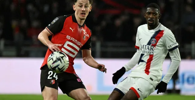 photo  anthony rouault, le défenseur du stade rennais.  &copy;  thomas brégardis / ouest-france 