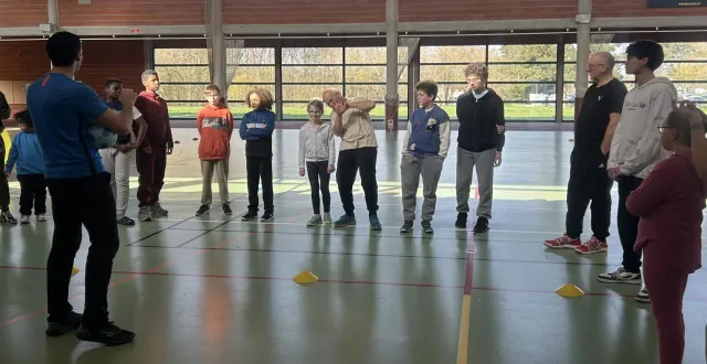 photo  la discipline a séduit jeunes et adultes jeudi au gymnase frison-roche.  &copy;  le maine libre 