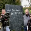 photo  clarisse rizet-prioux, philippe fournier, yannis chaplain et mathilde meunier, les membres du collectif chronique angevine, en plein reportage. 