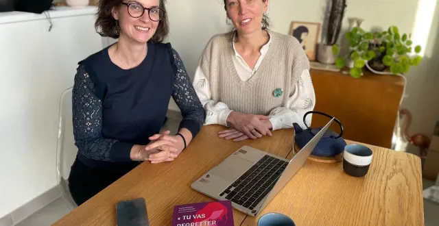 photo  emmy druesne et laury lejeune proposent un accompagnement pour les femmes qui se questionnent sur leur désir d’avoir ou non un enfant.  &copy;  ouest-france 