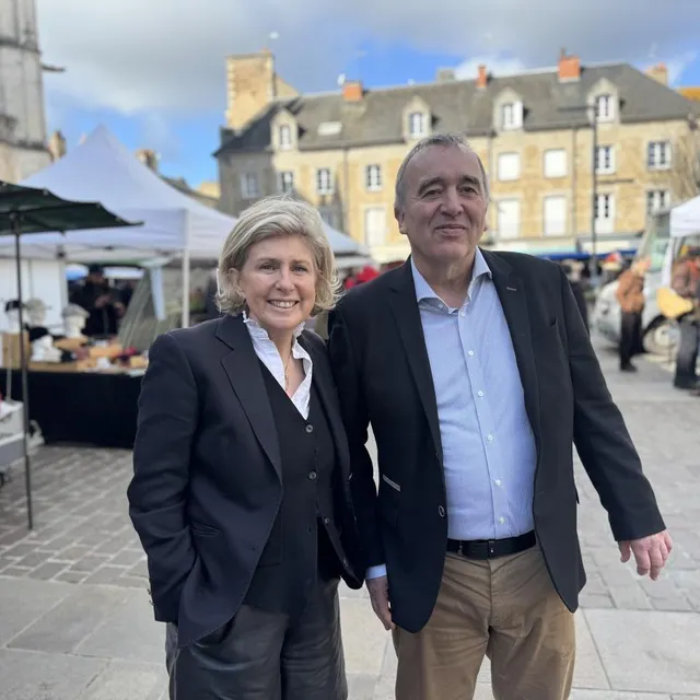 photo patricia chapelotte et olivier toussaint sont candidats aux élections municipales à alençon (orne).  ©  ouest-france