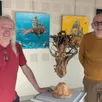 photo  jean deletre (à gauche) et dom b présentent leur univers à la galerie des arts. 