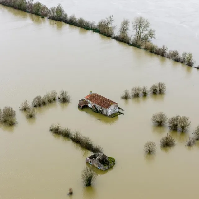 photo le département de la loire-atlantique est désormais placé en vigilance orange par vigicrues.  ©  franck dubray / ouest france