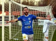 photo  pierre durand, double buteur de la rencontre. 